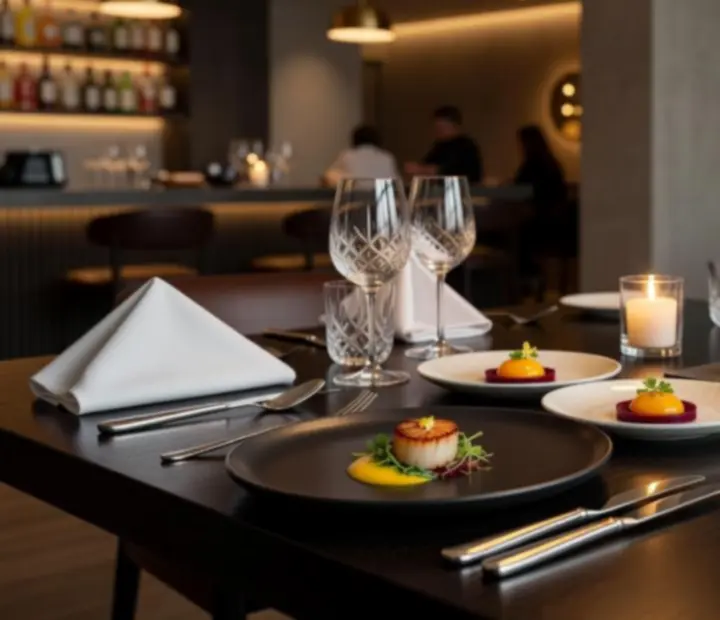 Eleganckie menu degustacyjne serwowane w restauracji Pola Strovia
